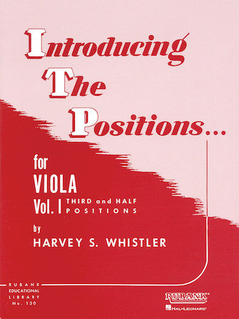 Introducing the Positions - Volume 1, Third and Half Positions for Viola