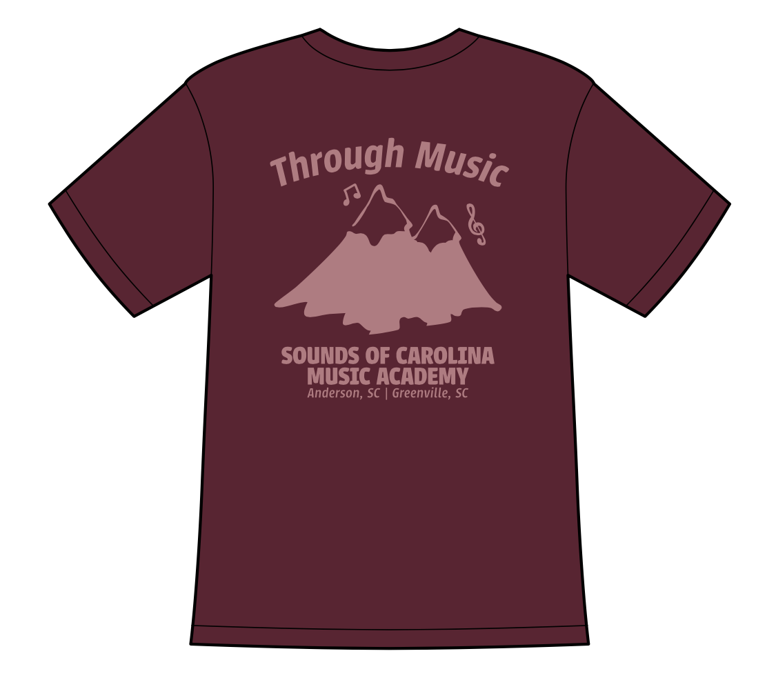 YOUTH SIZE Sounds of Carolina Short Sleeve Graphic Tee