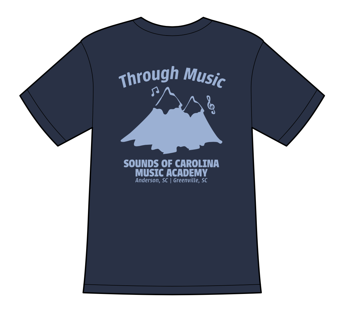 YOUTH SIZE Sounds of Carolina Short Sleeve Graphic Tee